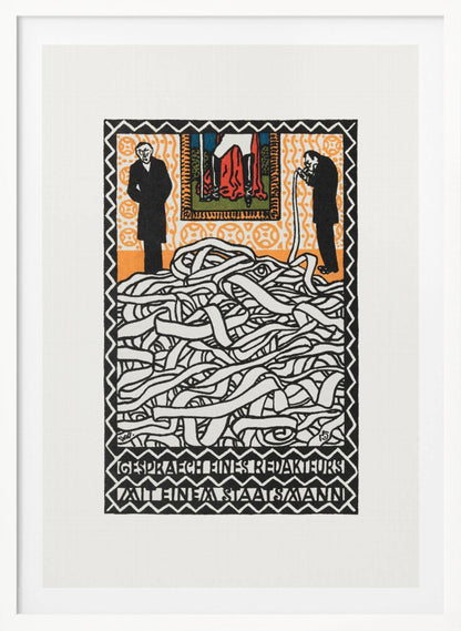 Editor's Conservation With a Statesman - Poster / Art Print
