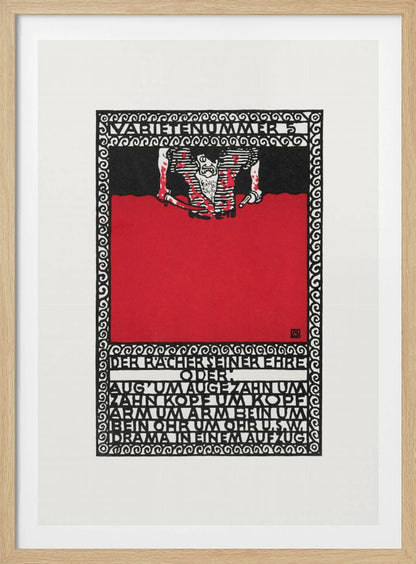 Variety Act 5 the Avenger of His Honor - Poster / Art Print