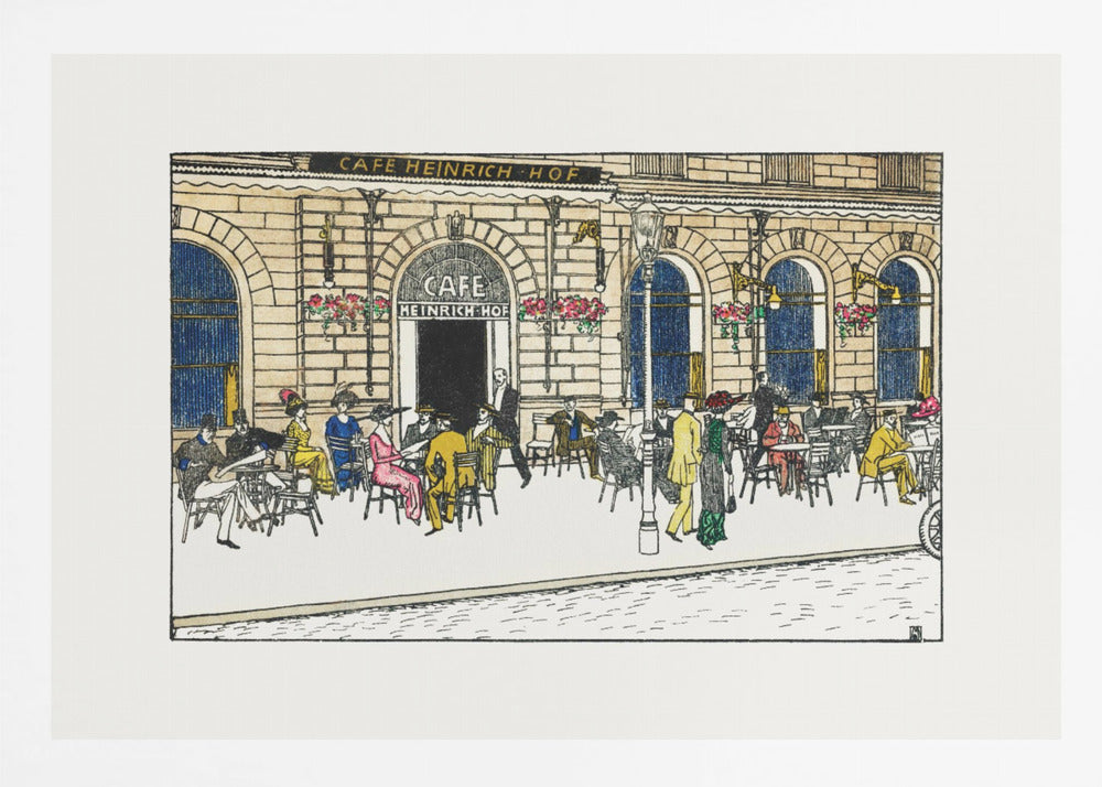 Café Heinrichhof - Poster / Art Print