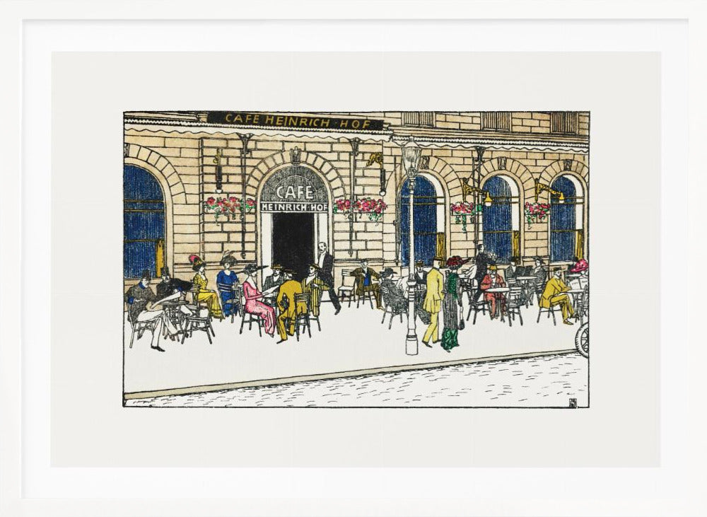 Café Heinrichhof - Poster / Art Print