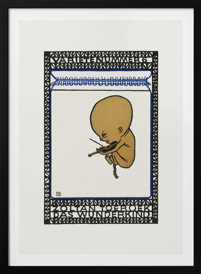 Vaudeville Act 6  Zoltan Toeroek, Child Prodigy - Poster / Art Print