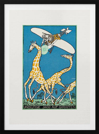 Bloodless Giraffe Hunt - Poster / Art Print