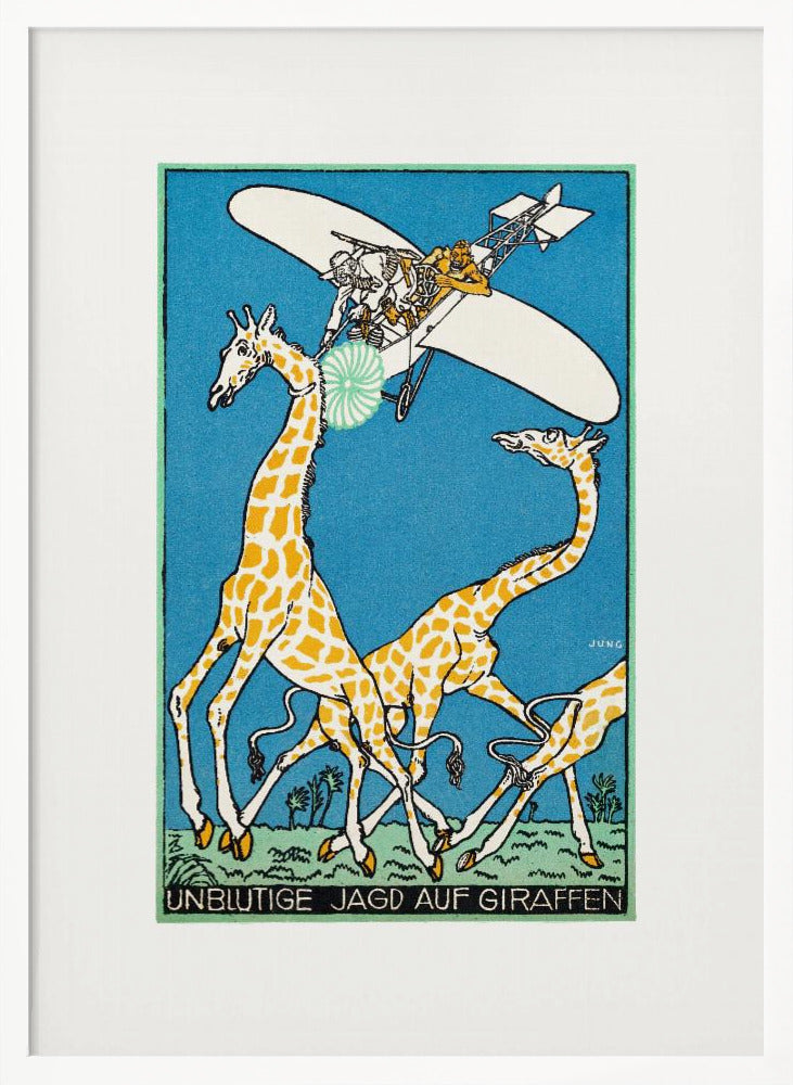 Bloodless Giraffe Hunt - Poster / Art Print