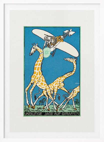 Bloodless Giraffe Hunt - Poster / Art Print