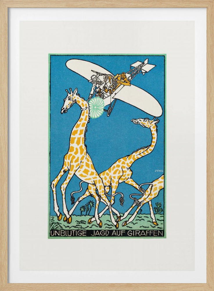 Bloodless Giraffe Hunt - Poster / Art Print