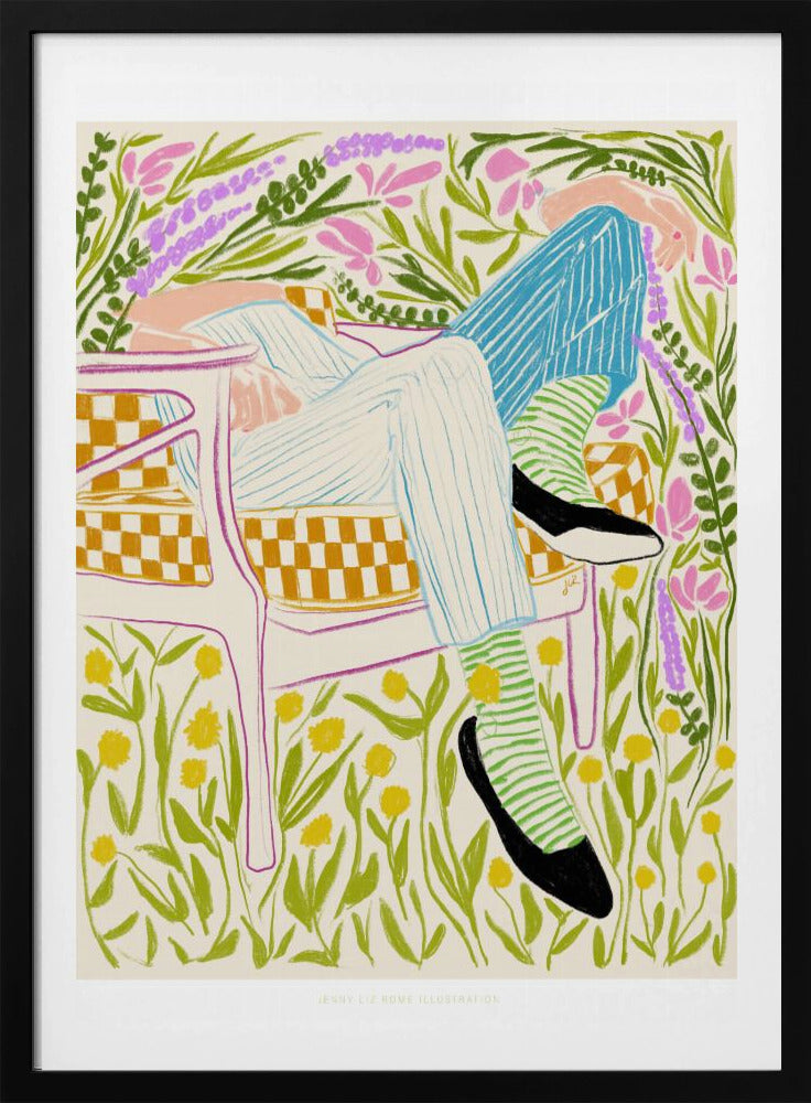 Quiet in the garden - Poster / Art Print