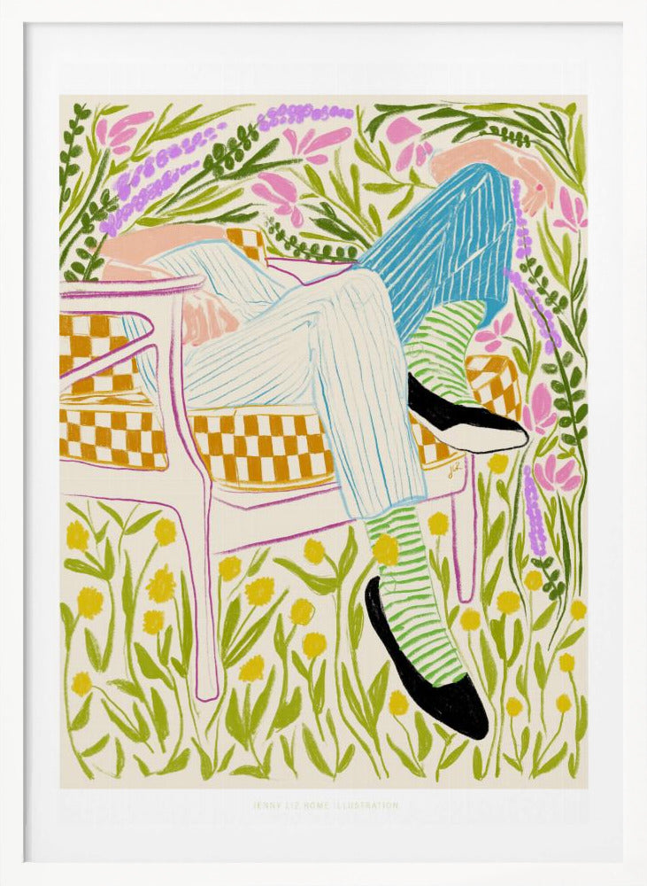 Quiet in the garden - Poster / Art Print