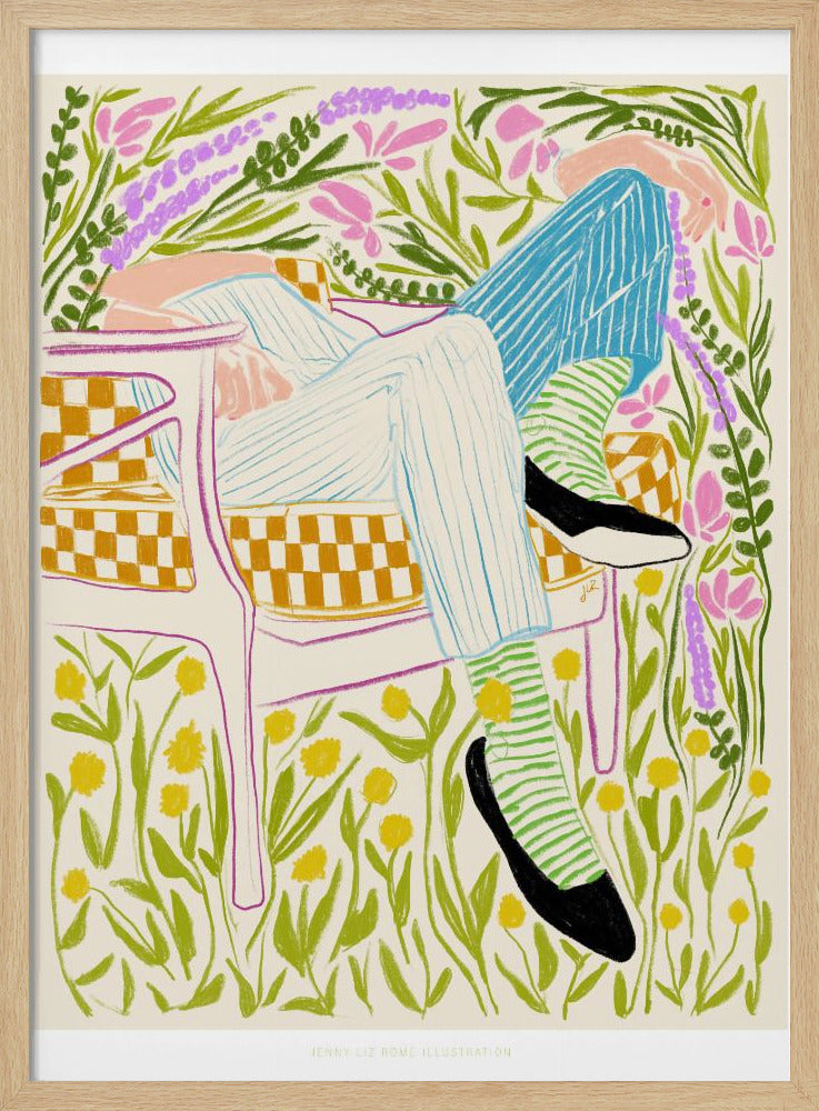 Quiet in the garden - Poster / Art Print