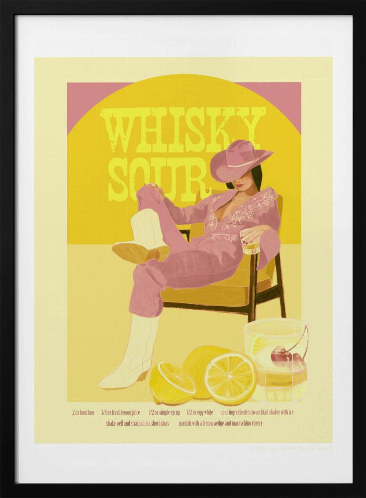 Jlr Whiskysour Pink Copy - Poster / Art Print