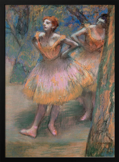 Two Dancers - Poster / Art Print