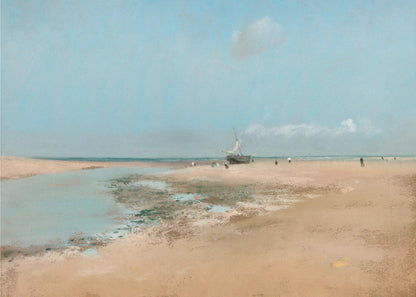 Beach At Low Tide - Poster / Art Print