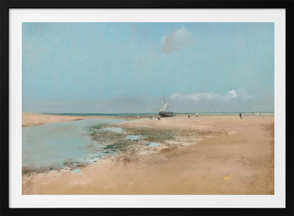 Beach At Low Tide - Poster / Art Print