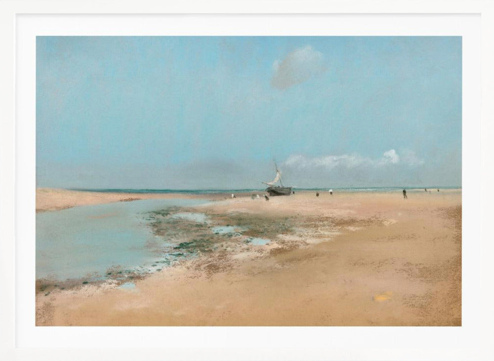 Beach At Low Tide - Poster / Art Print