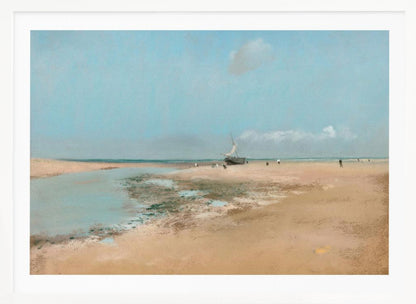 Beach At Low Tide - Poster / Art Print