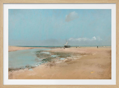 Beach At Low Tide - Poster / Art Print