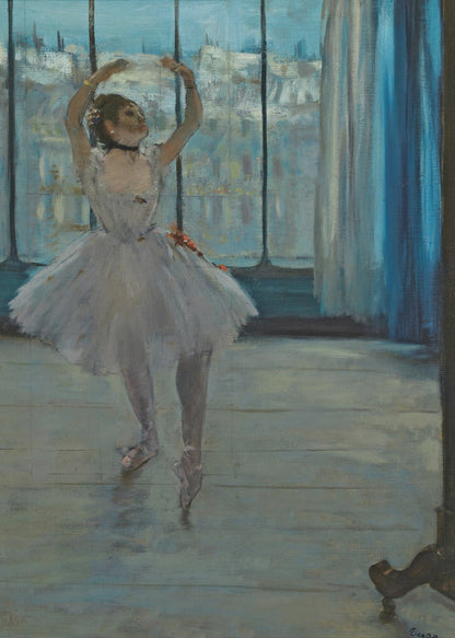 Dancer Posing for a Photographer - Poster / Art Print