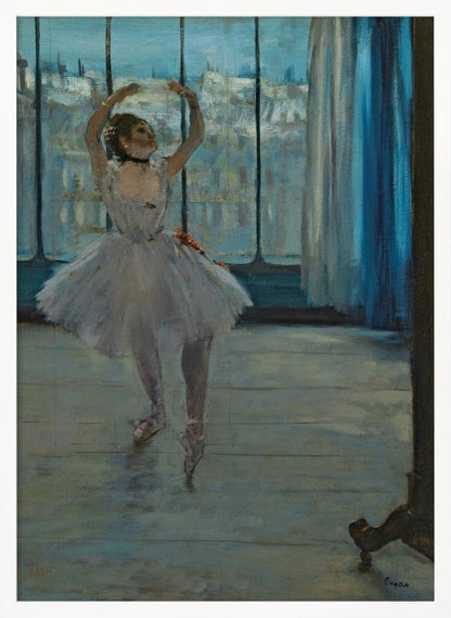 Dancer Posing for a Photographer - Poster / Art Print