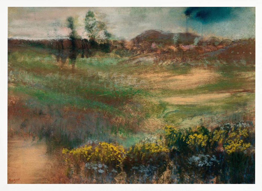 Landscape With Smokestacks - Poster / Art Print