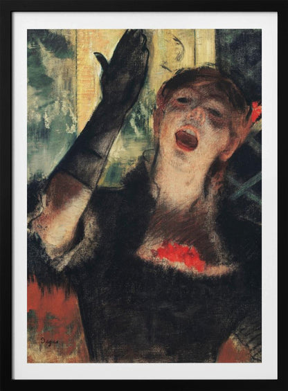 Café Singer - Poster / Art Print