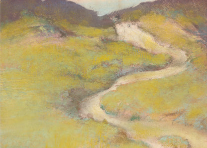 Pathway In a Field - Poster / Art Print