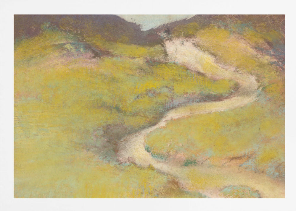 Pathway In a Field - Poster / Art Print