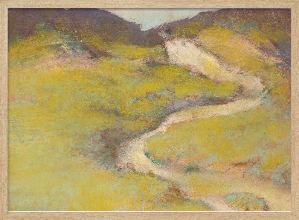 Pathway In a Field - Poster / Art Print