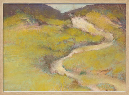 Pathway In a Field - Poster / Art Print