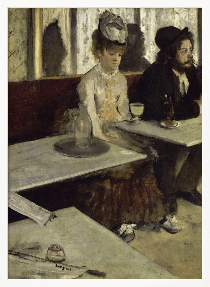 In a Café - Poster / Art Print