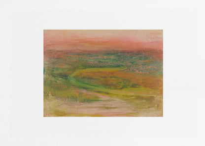 S Shaped Path In an Abstracted Landscape No.2 - Poster / Art Print