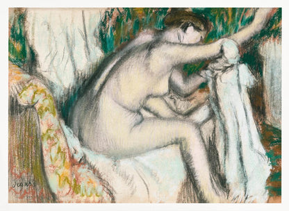 Woman Drying Her Arm No.2 - Poster / Art Print