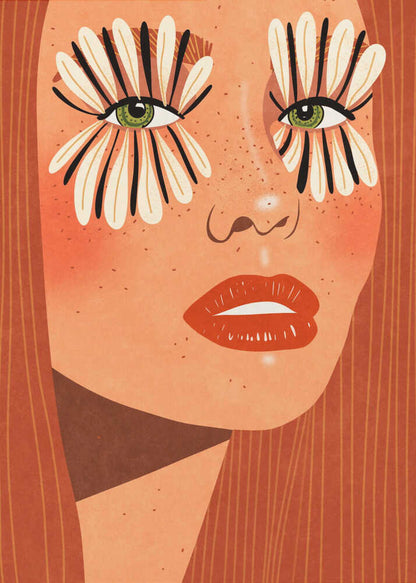 Flower Eyes - Poster / Art Print