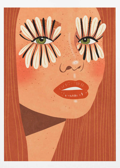 Flower Eyes - Poster / Art Print