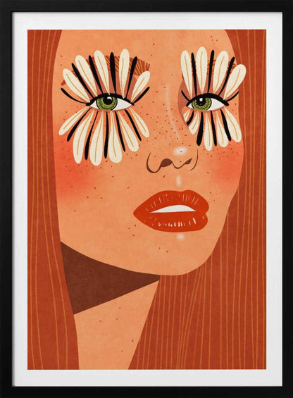 Flower Eyes - Poster / Art Print