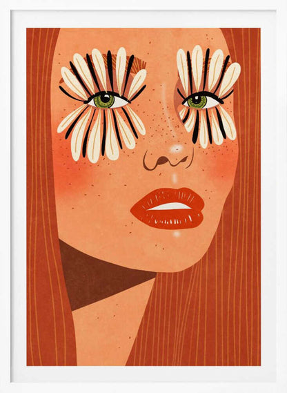 Flower Eyes - Poster / Art Print