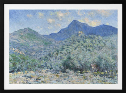 Claude Monet's Valle Buona, Near Bordighera (1884) - Poster / Art Print