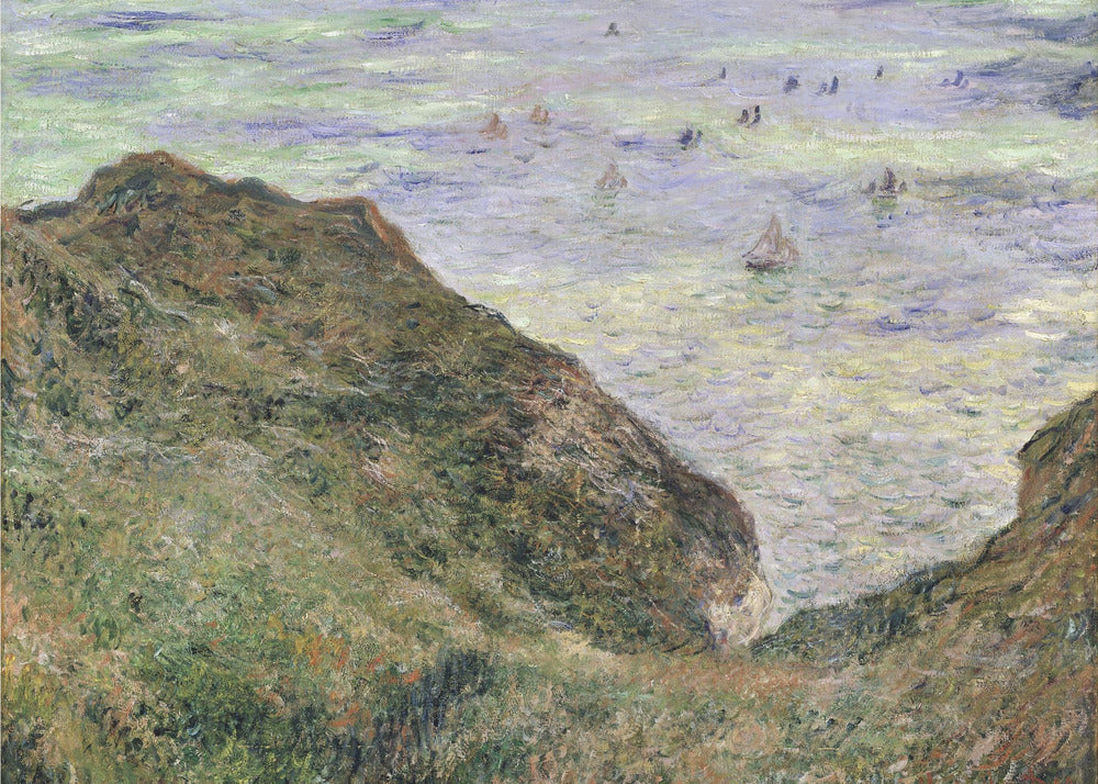 Claude Monet's View Over the Sea (1882) Famous Painting - Poster / Art Print