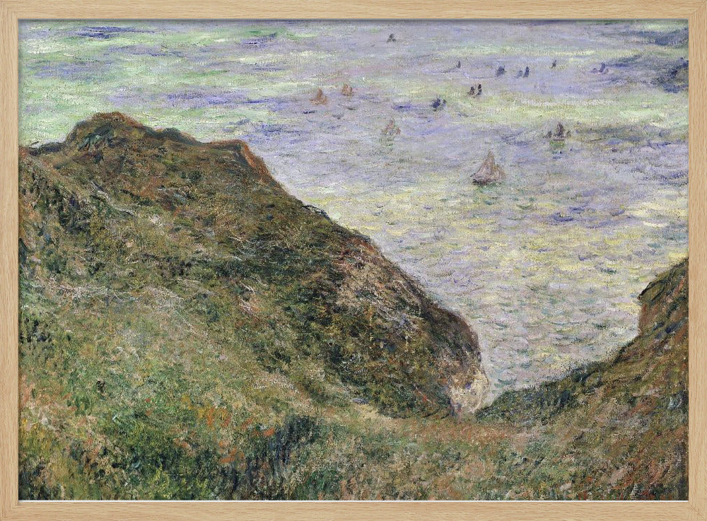 Claude Monet's View Over the Sea (1882) Famous Painting - Poster / Art Print