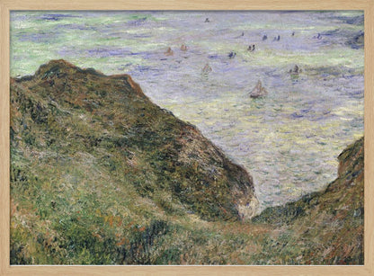 Claude Monet's View Over the Sea (1882) Famous Painting - Poster / Art Print