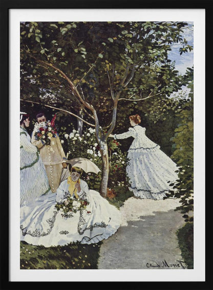 Claude Monet's Women In The Garden (1866) - Poster / Art Print
