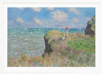 Cliff Walk At Pourville (1882) By Claude Monet. - Poster / Art Print