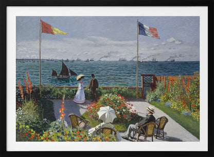 Garden At Sainte Adresse By Claude Monet - Poster / Art Print