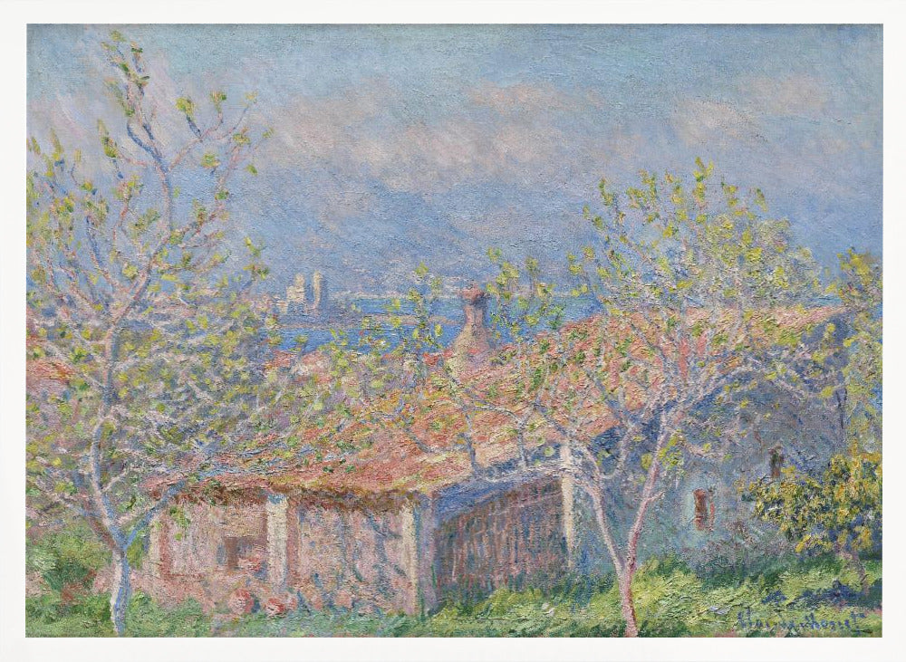 Gardener's House At Antibes (1888) By Claude Monet - Poster / Art Print