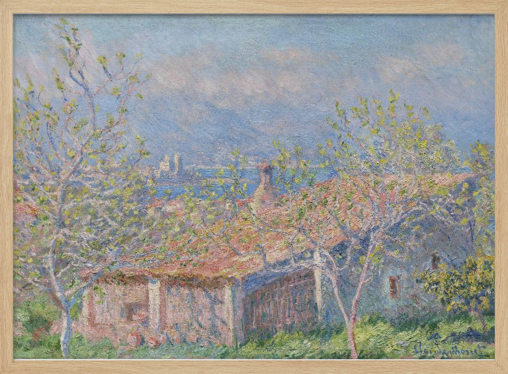 Gardener's House At Antibes (1888) By Claude Monet - Poster / Art Print