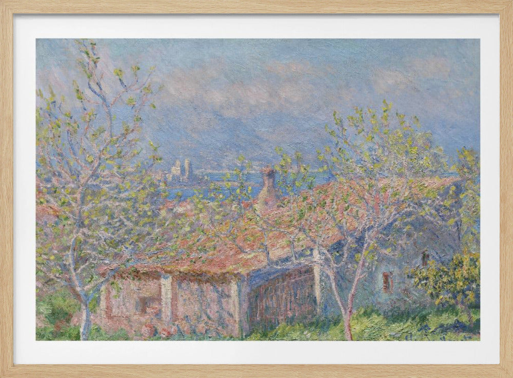 Gardener's House At Antibes (1888) By Claude Monet - Poster / Art Print