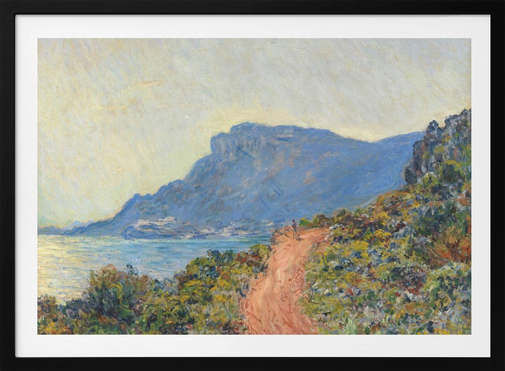 La Corniche Near Monaco (1884) By Claude Monet - Poster / Art Print