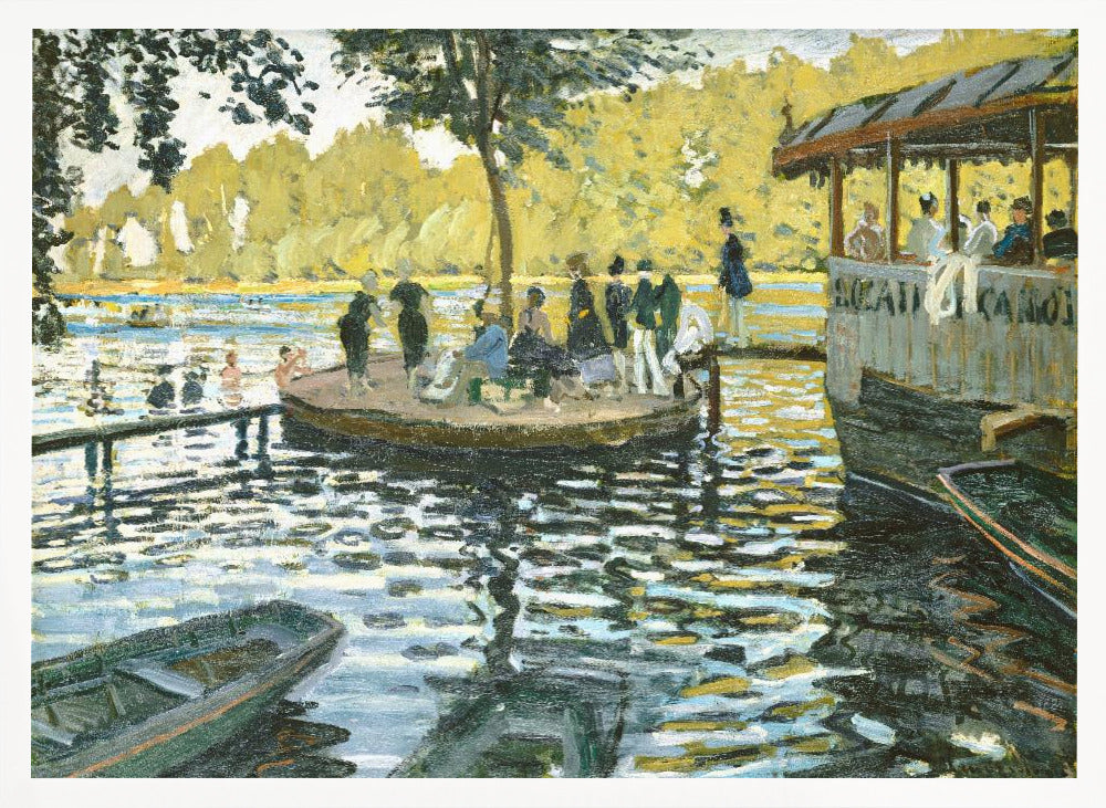 La Grenouillère (1869) By Claude Monet - Poster / Art Print