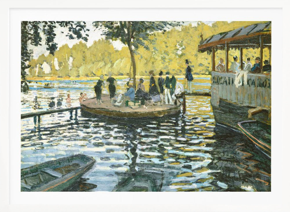 La Grenouillère (1869) By Claude Monet - Poster / Art Print