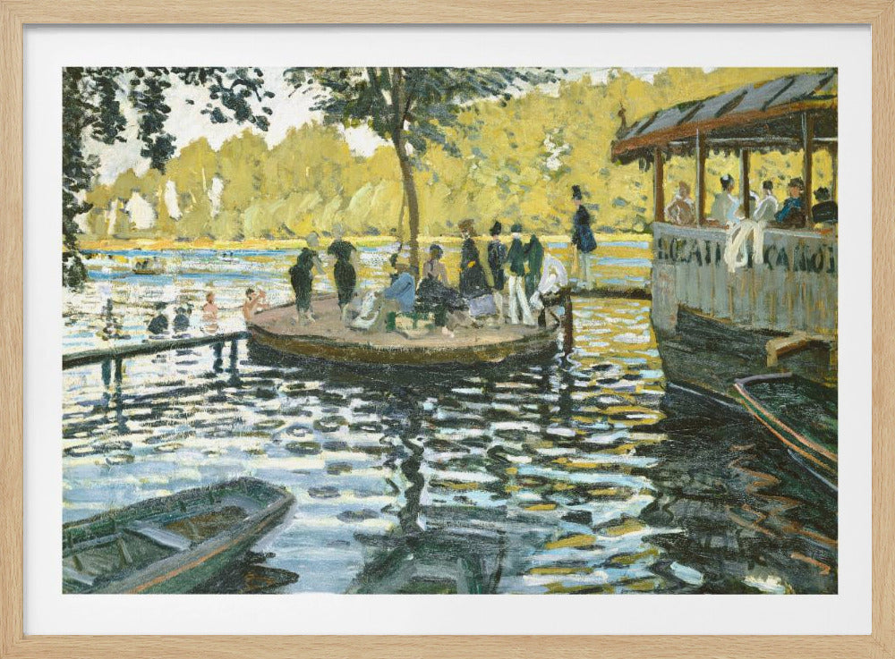 La Grenouillère (1869) By Claude Monet - Poster / Art Print