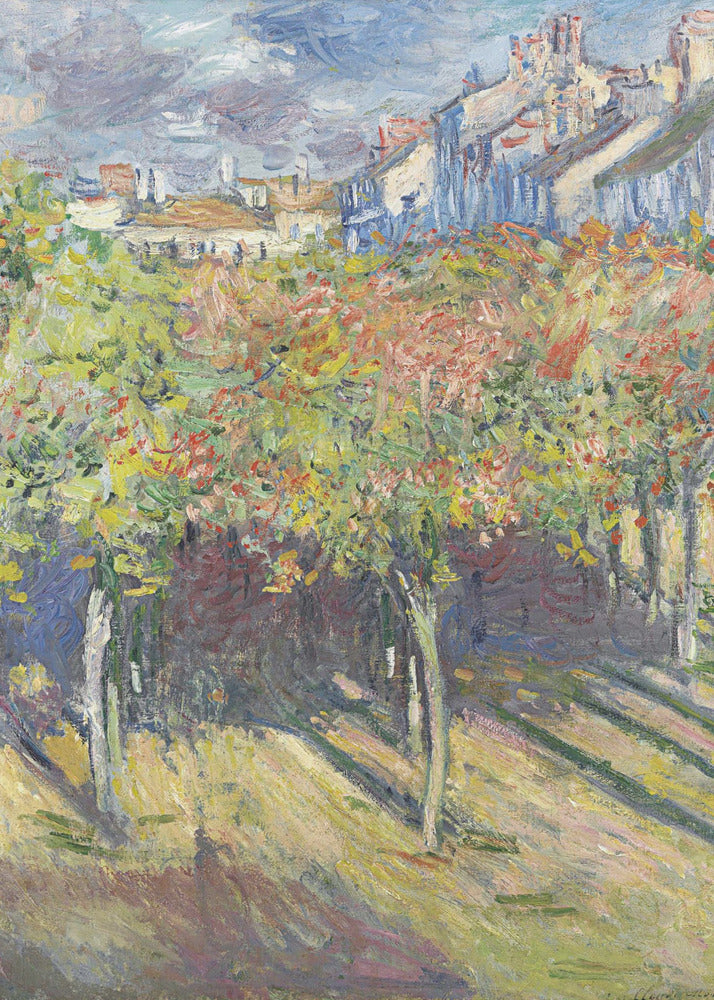 Le Cours Du 14 Juillet Vu De La Maison De Claude Monet - Poster / Art Print