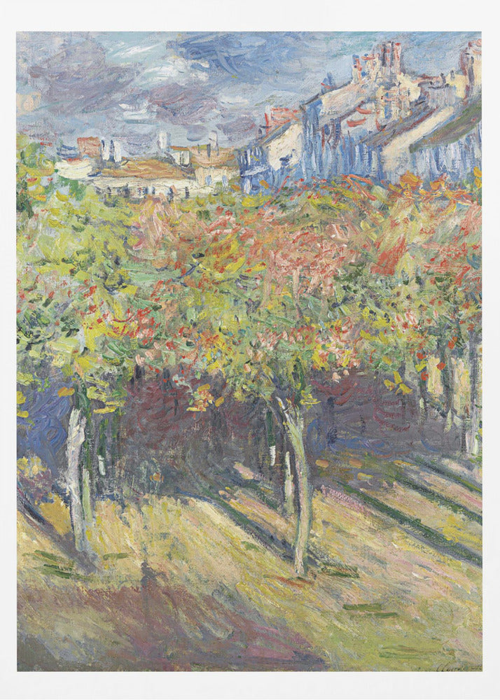 Le Cours Du 14 Juillet Vu De La Maison De Claude Monet - Poster / Art Print